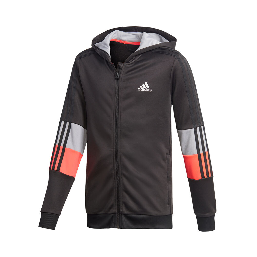 adidas A.Rdy 3-Stripes Gilet En Coton Garçons - Noir , Corail