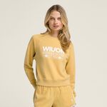 Vêtements De Tennis Wilson W Sideline Crew Golden