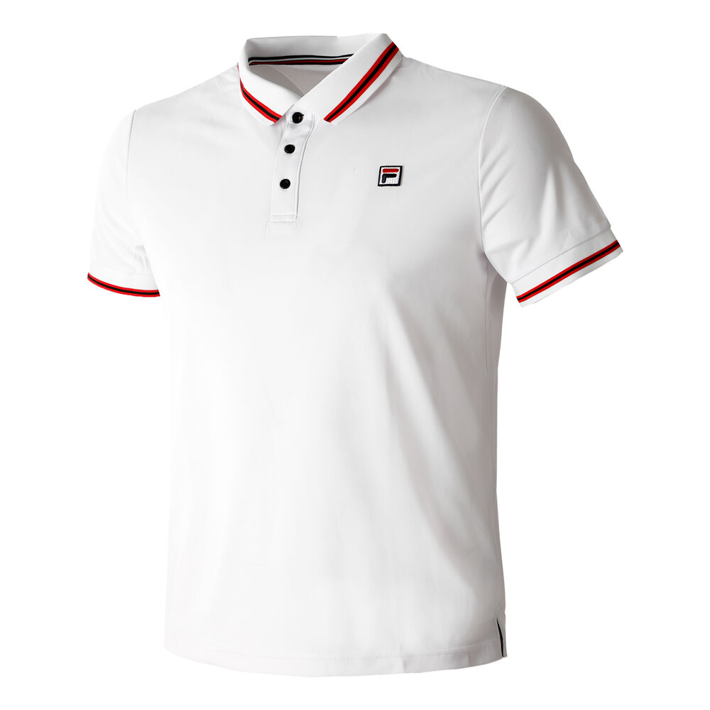 Fila Piro Button Polo Hommes - Blanc , Rouge
