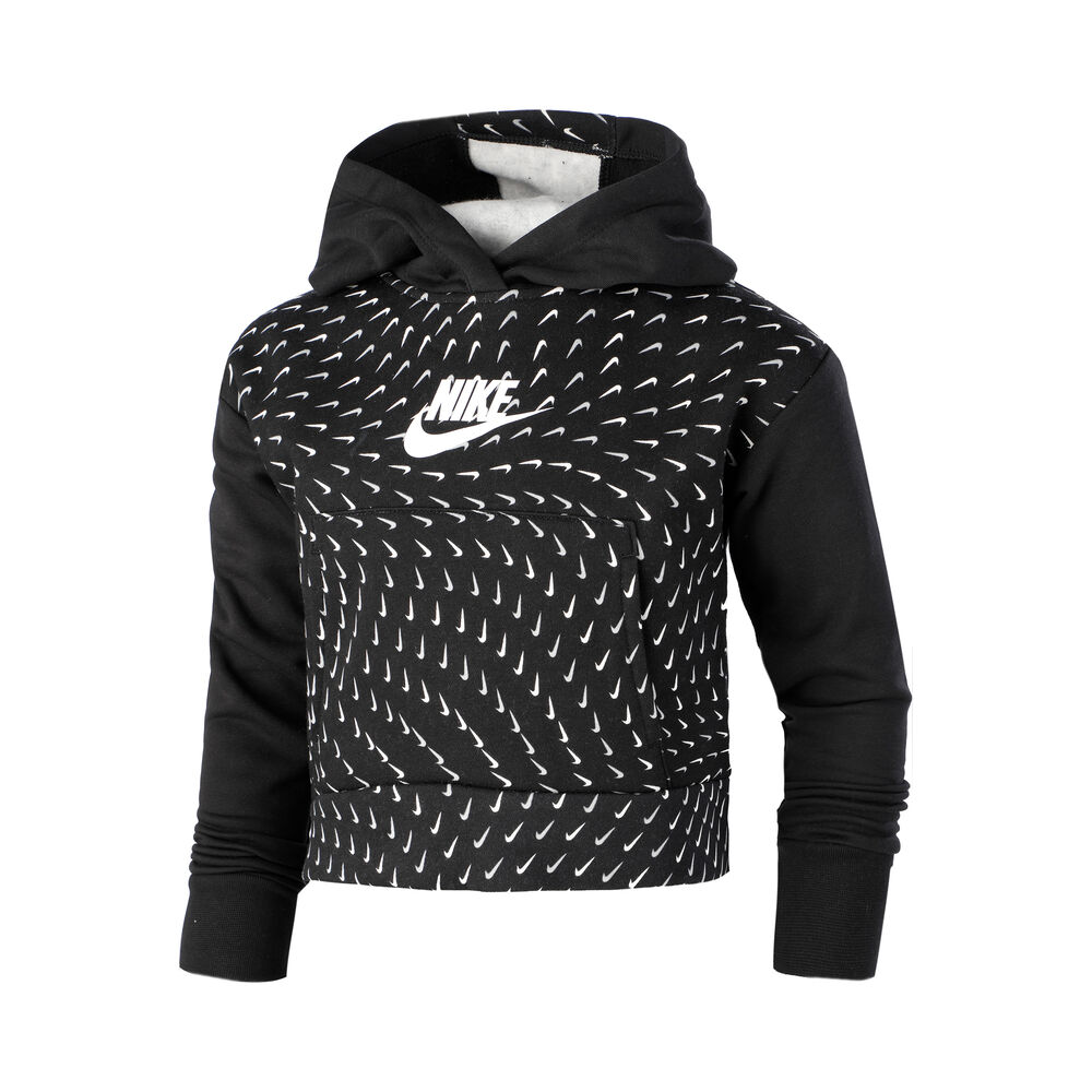 Nike Sportswear Fleece All Over Print Sweat À Capuche Filles - Noir , Blanc