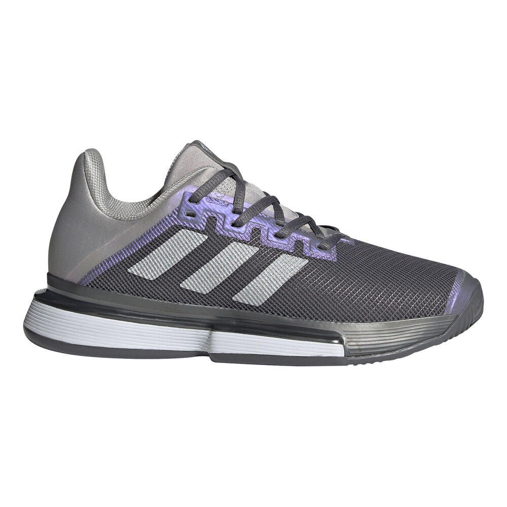 adidas SoleMatch Bounce Chaussures Toutes Surfaces Femmes - Gris Foncé, Gris