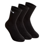 V&ecirc;tements Nike Nike Everyday Cushion Crew Chaussettes De Sport Pack De 3-Noir