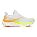 Chaussures de running Saucony Saucony Triumph 23 Chaussure de running sans stabilisateurs Femmes - blanc, jaune citron