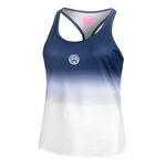 V&ecirc;tements BIDI BADU BIDI BADU Crew Gradiant D&eacute;bardeur Tank Top Femmes-Bleu Fonc&eacute;,Blanc