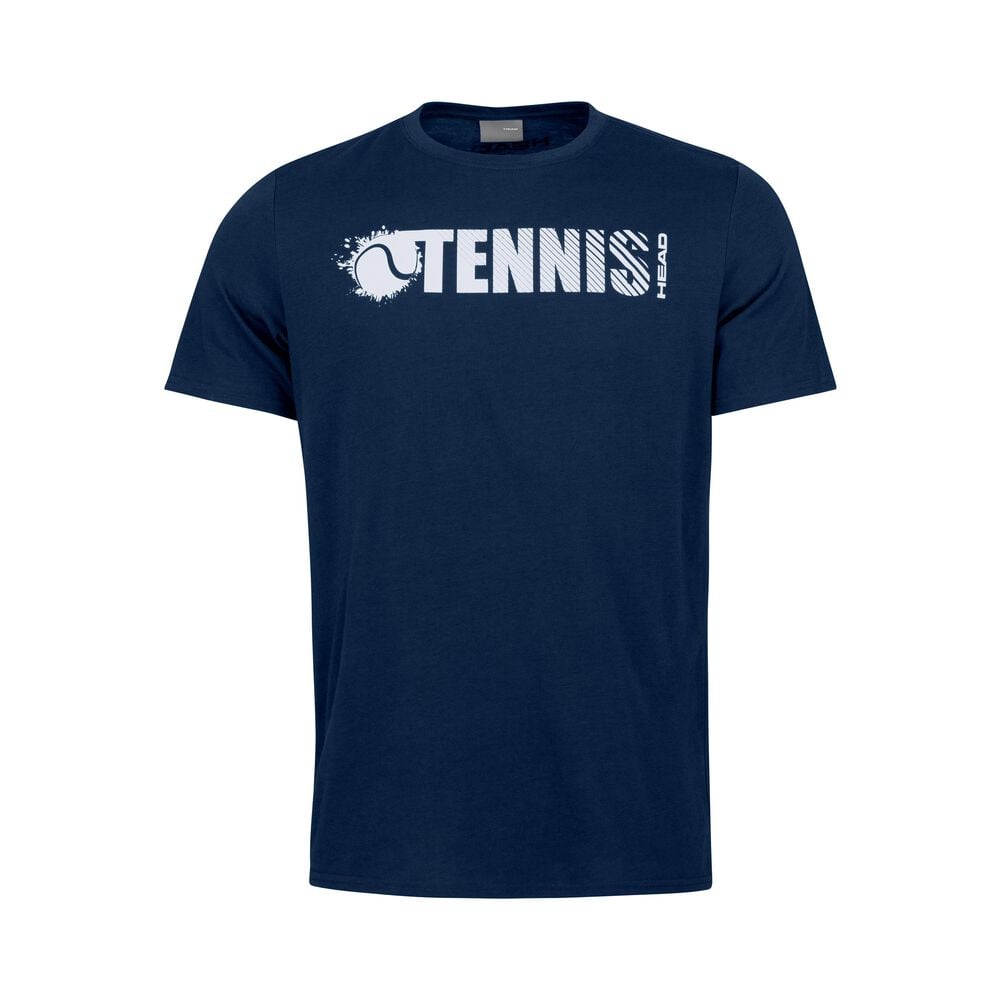 HEAD Front T-shirt Garçons - Bleu Foncé