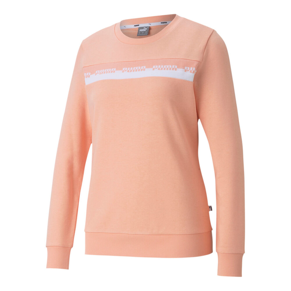 Puma Amplified T-shirt Femmes - Abricot, Blanc