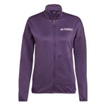 V&ecirc;tements adidas adidas Terrex XPR Light Fleece Veste Running Femmes-Violet