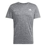 V&ecirc;tements adidas adidas Own The Run Maillot De Course Hommes-Noir,Gris Fonc&eacute;