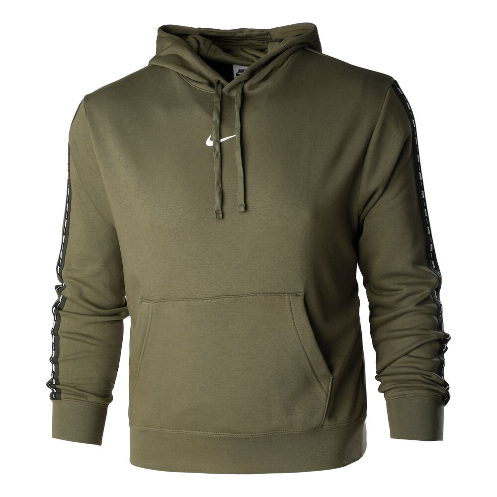 Nike Sportswear Repeat Fleece Sweat à Capuche Hommes - Vert Olive , Blanc