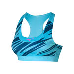V&ecirc;tements Mizuno Mizuno Alpha Graphic Soutien-gorge Sport Femmes-Bleu