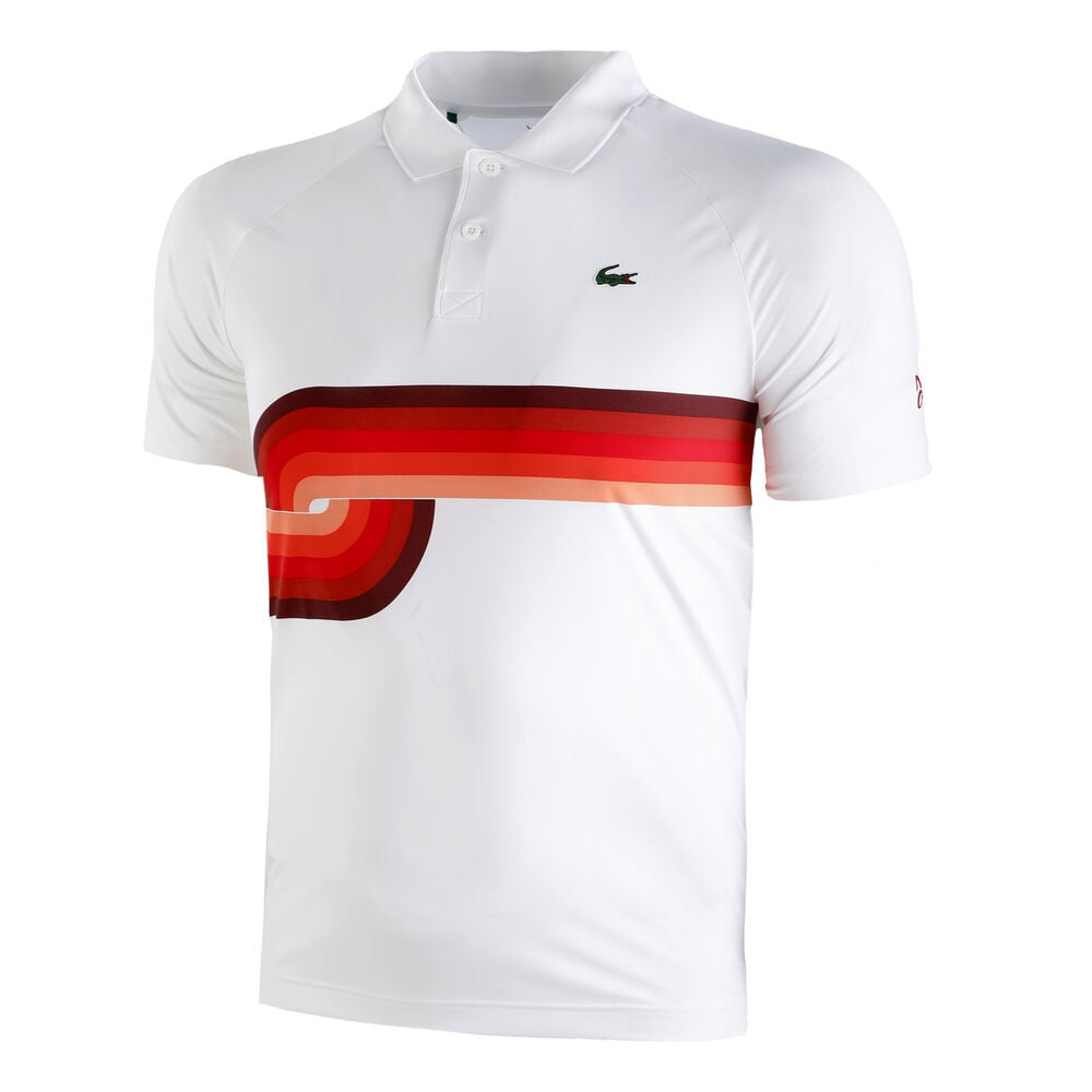 Lacoste Polo Hommes - Blanc , Rouge