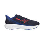 Chaussures de running Mizuno Mizuno Enerzy Rider                    Chaussure de running sans stabilisateurs Enfants-bleu fonc&eacute;, rouge
