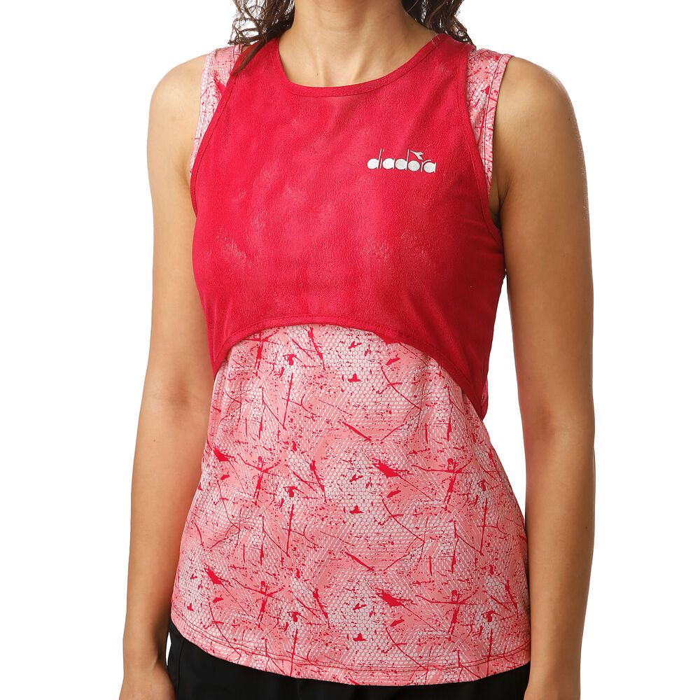 Diadora R. Fit Débardeur Tank Top Femmes - Rosé, Pink