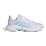 Chaussures de tennis adidas adidas CourtJam Control Chaussure Moquette Femmes-Blanc,Turquoise