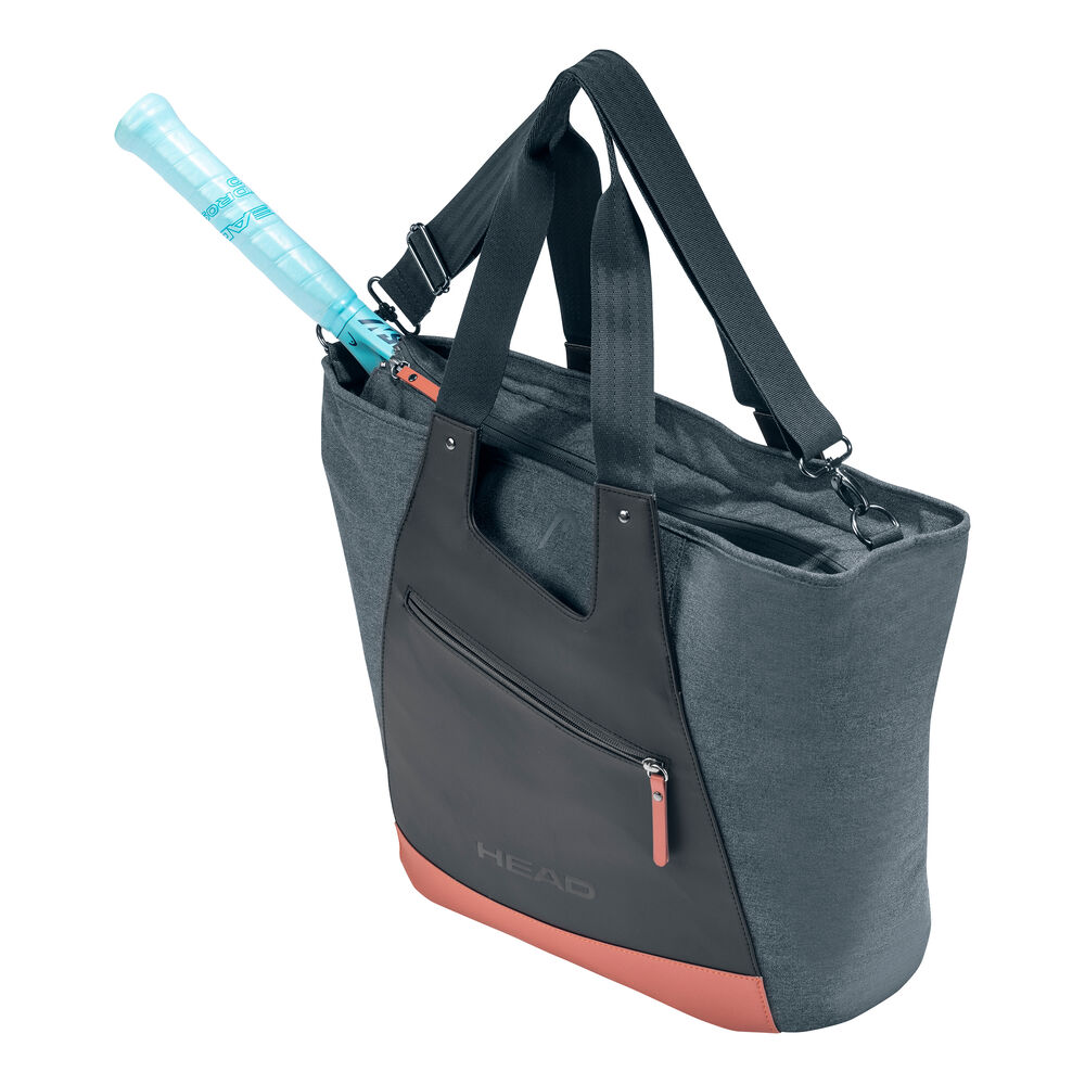 HEAD Women's Tote Bag Sac De Sport - Anthracite , Corail