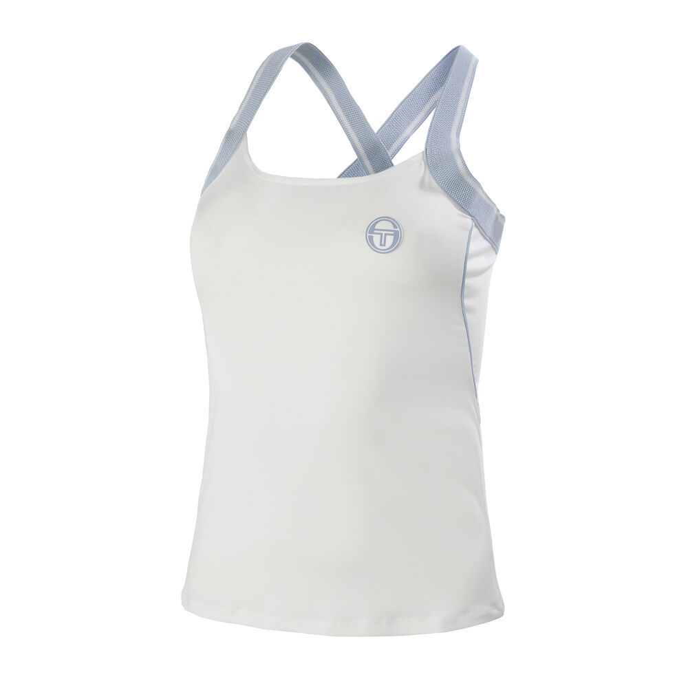 Sergio Tacchini Tank Top Débardeur Tank Top Femmes - Blanc , Bleu Clair