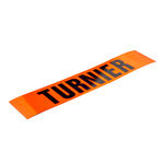 Équipement court de tennis Tegra Tegra Magnetschilder Bedruckt 60 Mm Breit, Turnier Panneaux Magnétiques-Jaune