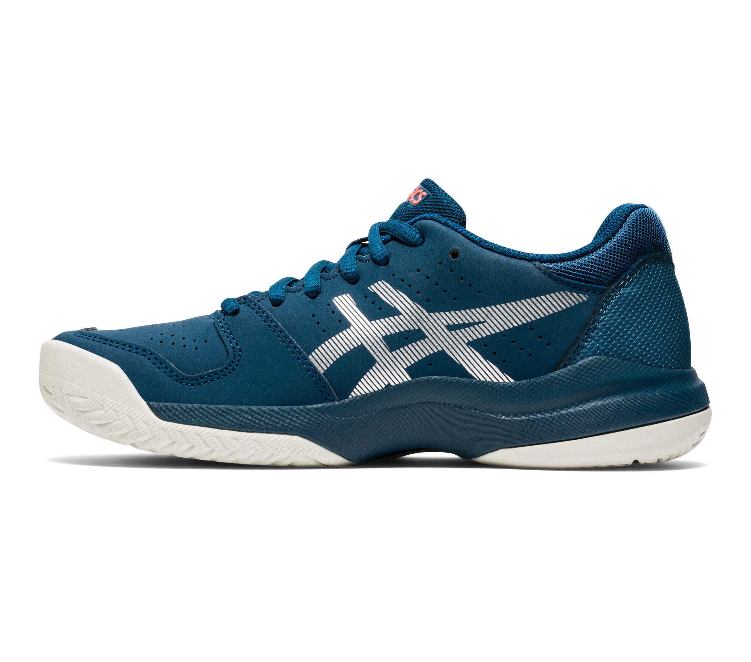 Buy ASICS Gel Game 7 GS Chaussures Toutes Surfaces Enfants Bleu Petrol Argent online Tennis Point FR