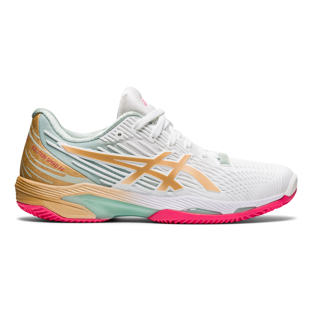 Asics Solution Speed FF 2 Clay Chaussure Terre Battue Femmes - Blanc , Multicouleur