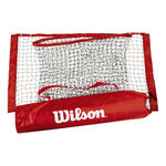 Accessoires pour entra&icirc;neurs Wilson Wilson EZ 20' Filet De Tennis Remplacement-Noir,Rouge