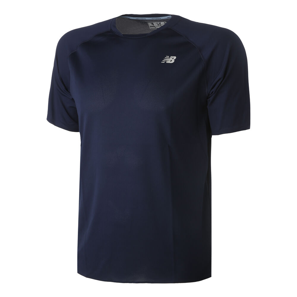 New Balance Tournament Movement T-shirt Hommes - Bleu Foncé , Argent