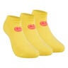 Leana No Show Tech Chaussettes De Sport Pack De 3 Femmes-Jaune,Pink
