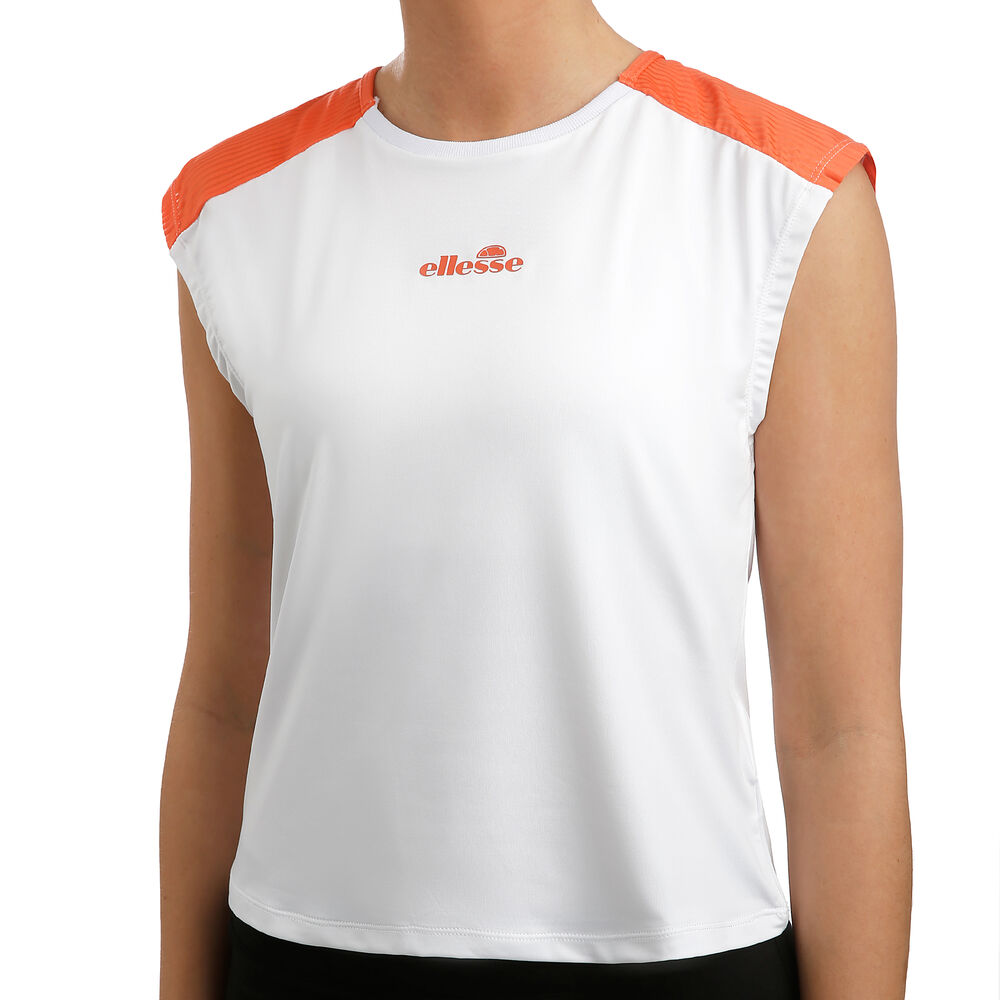 Ellesse Tigra T-shirt Femmes - Blanc , Orange