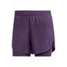 MIN 2in1 Shorts Femmes-violet