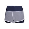 Efia Tech (2in1) Shorts Femmes-Bleu Fonc&eacute;,Blanc
