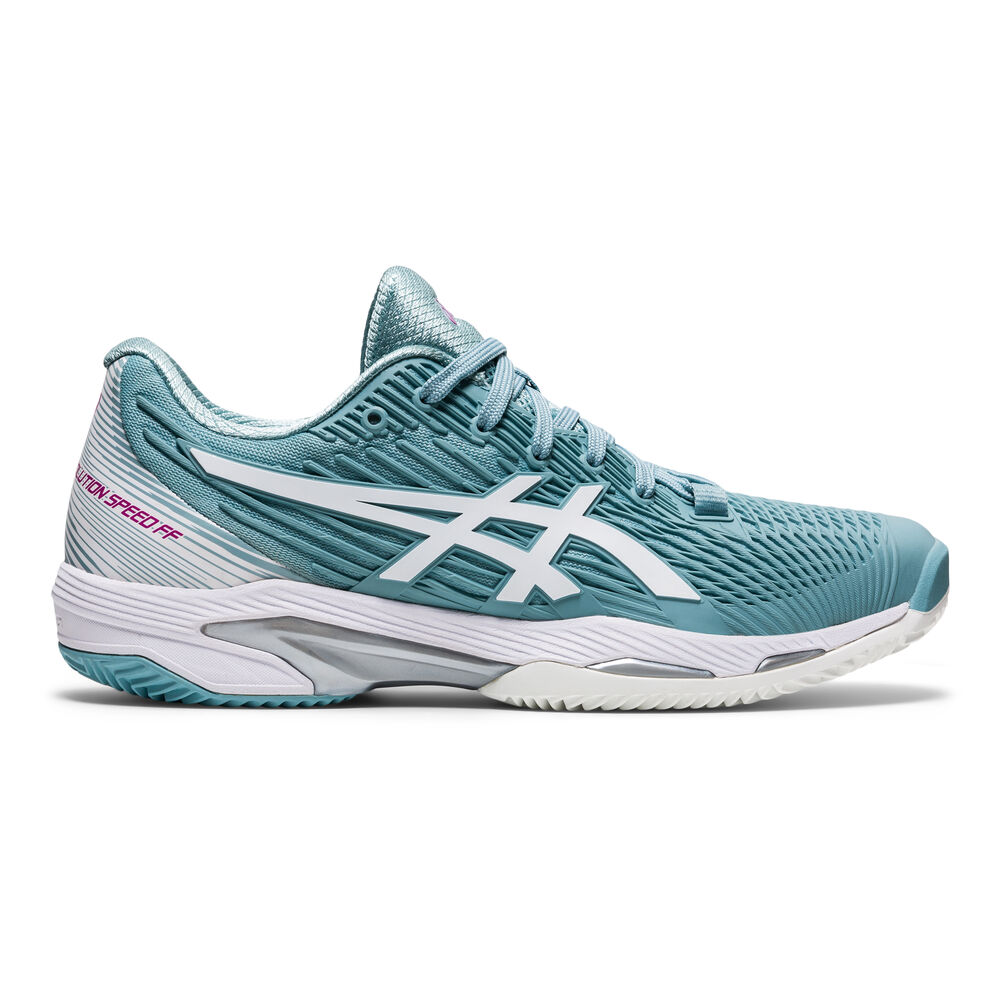 Asics Solution Speed FF 2 Clay Chaussure Terre Battue Femmes - Turquoise , Blanc