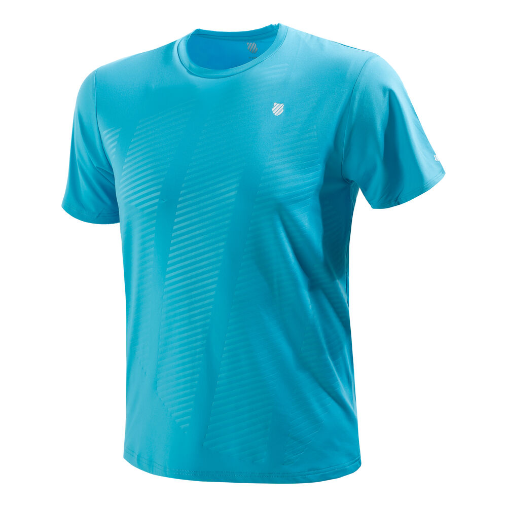 K-Swiss Hypercourt Print T-shirt Hommes - Turquoise