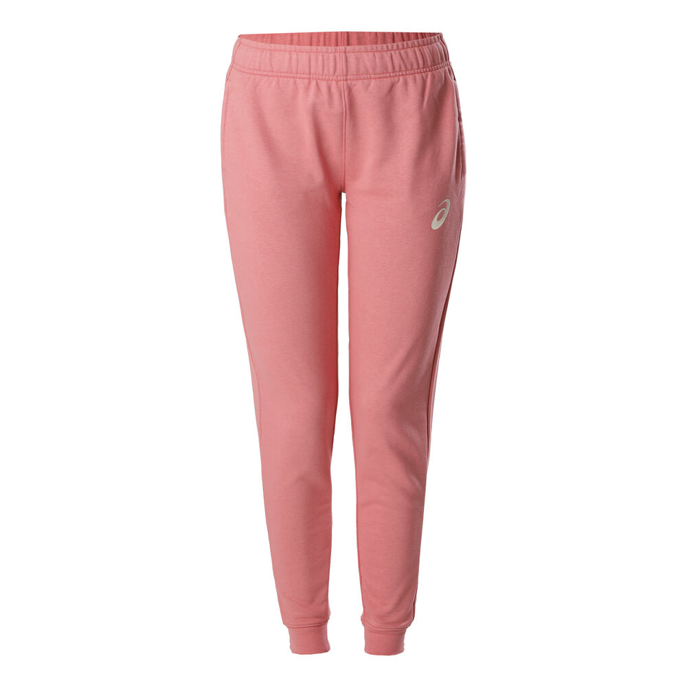 Asics Big Logo Sweat Pantalon Survêtement Femmes - Rosé, Gris