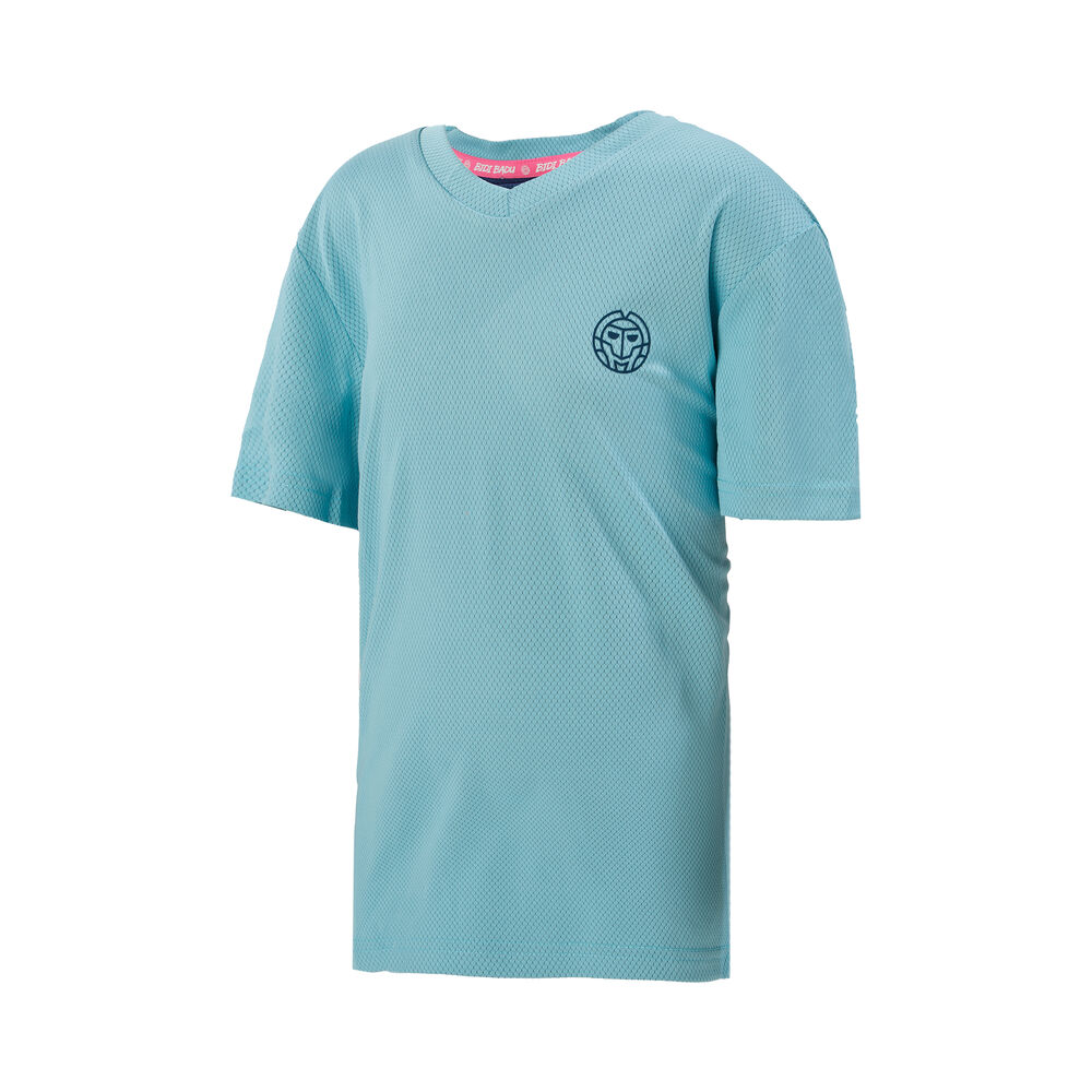 BIDI BADU Evin Tech Round-Neck T-shirt Garçons - Bleu Clair , Bleu