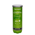 Balles de tennis Tretorn Tretorn Academy Green Tube De 3
