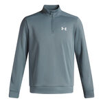 Vêtements Under Armour Under Armour Quarter Half-Zip Haut manches longues Hommes-bleu clair