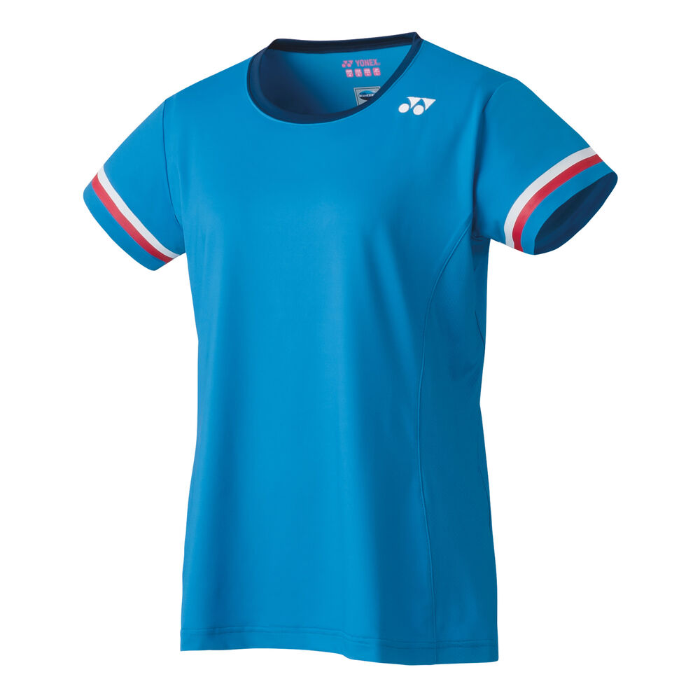 Yonex Crew Neck T-shirt Femmes - Bleu , Rouge