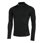 Vêtements Under Armour Under Armour Heatgear Comp Mock Haut Manches Longues Hommes-Noir
