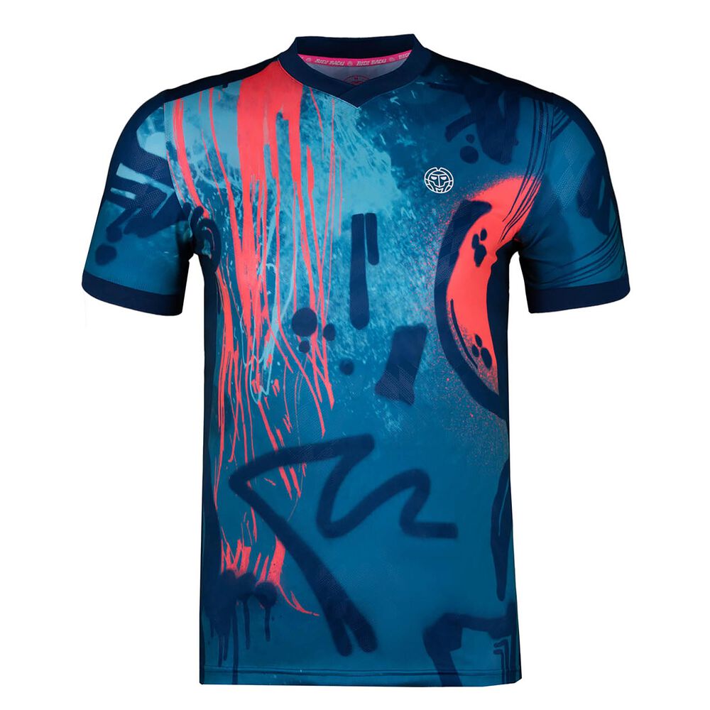 BIDI BADU Babu Tech T-shirt Garçons - Bleu Petrol, Bleu Foncé