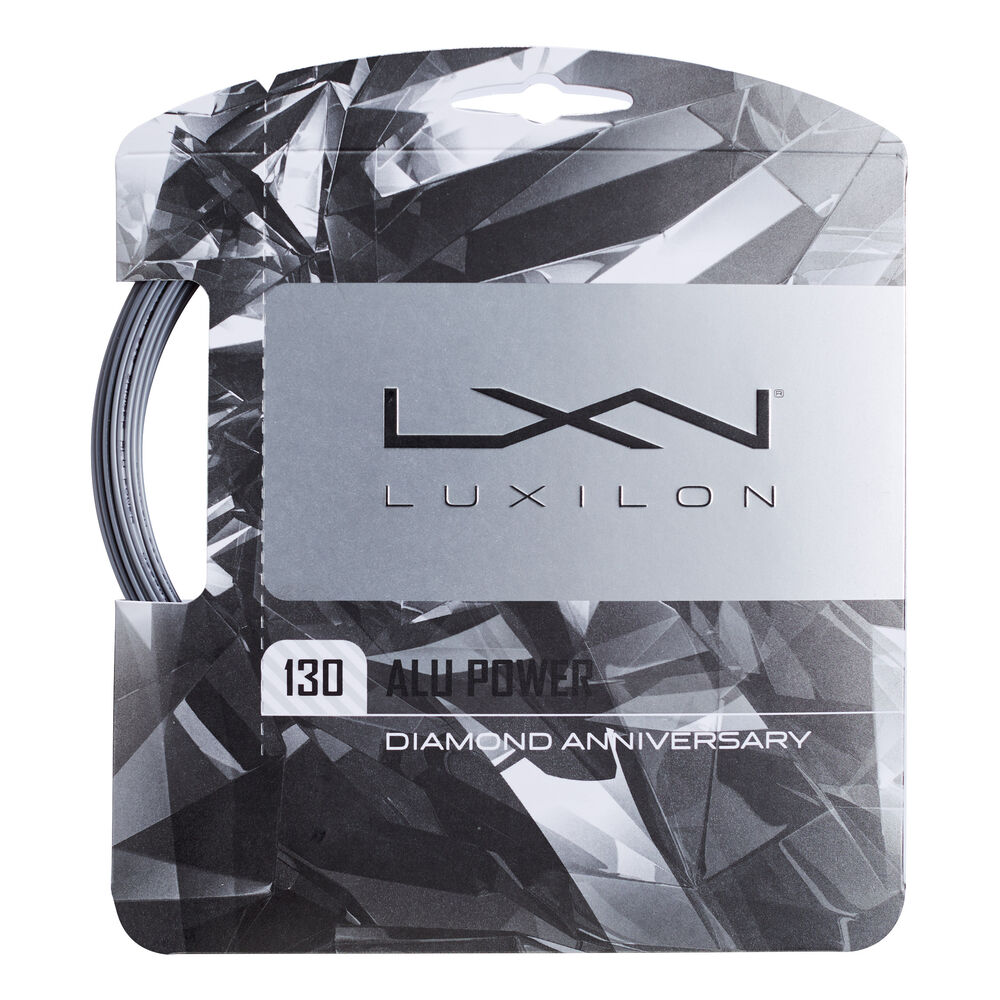 Luxilon Alu Power 130 60Y Diamond Cordage En Garniture - Argent