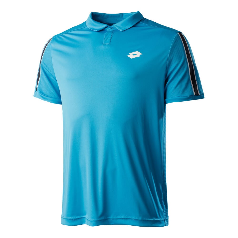 Lotto Squdra II PL Polo Hommes - Turquoise , Blanc