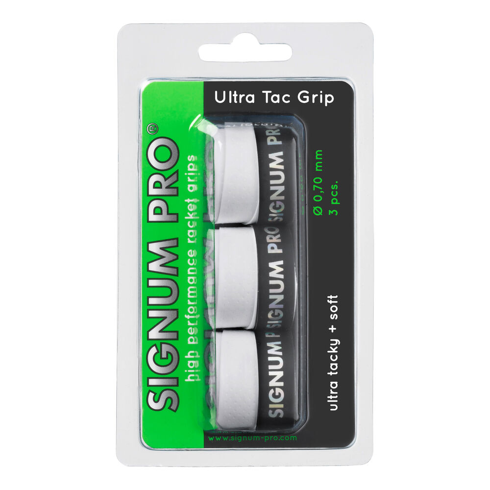Signum Pro Ultra Tac Grip Pack De 3 - Blanc