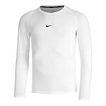 V&ecirc;tements Nike Nike Dri-Fit Pro Tight Fitness Haut Manches Longues Hommes-Blanc,Noir