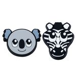 Accessoires Raquettes Gamma ZooDamp 2er Koala, Zebra