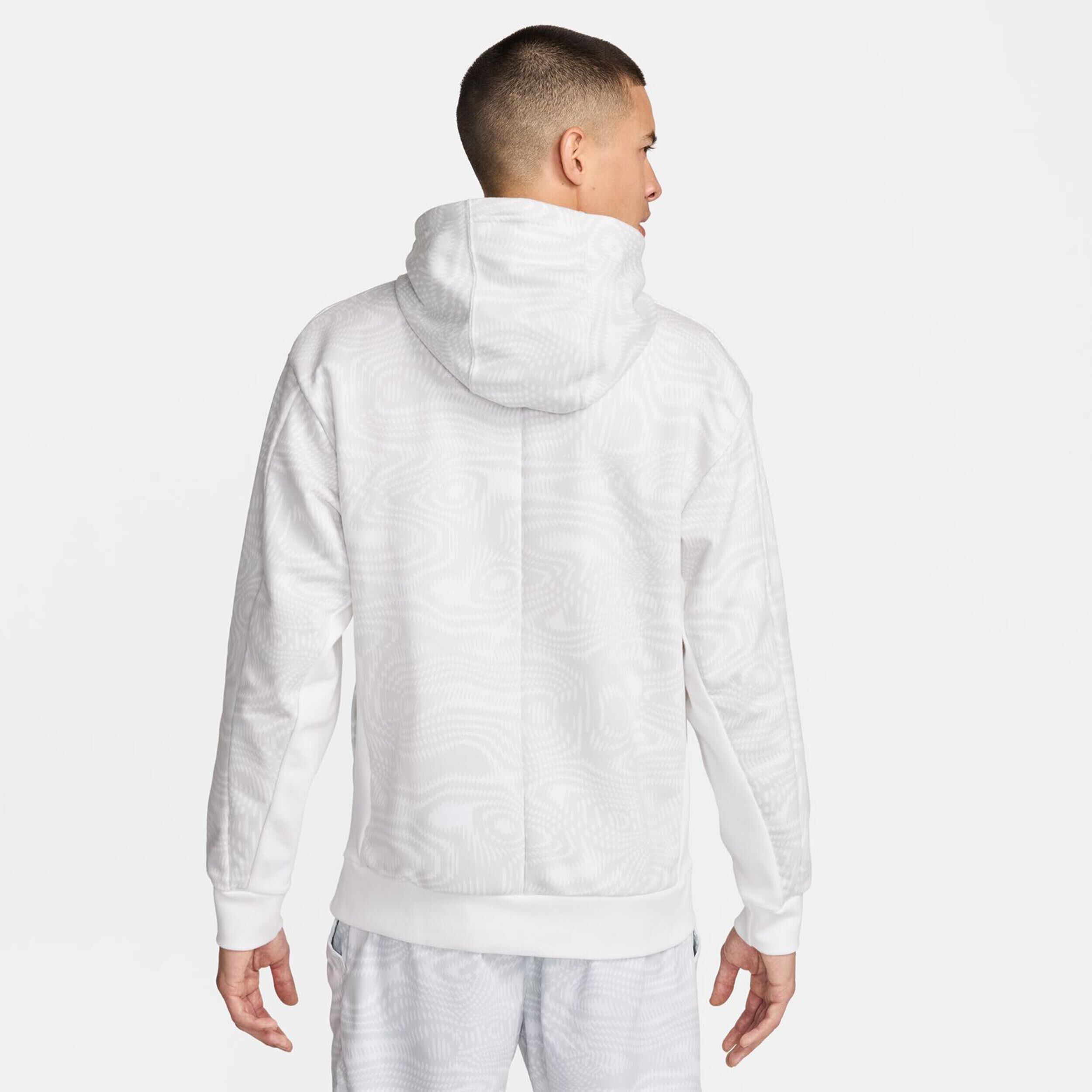 Buy Nike Dri Fit Heritage Fleece Sweat A Capuche Hommes Blanc online Tennis Point FR