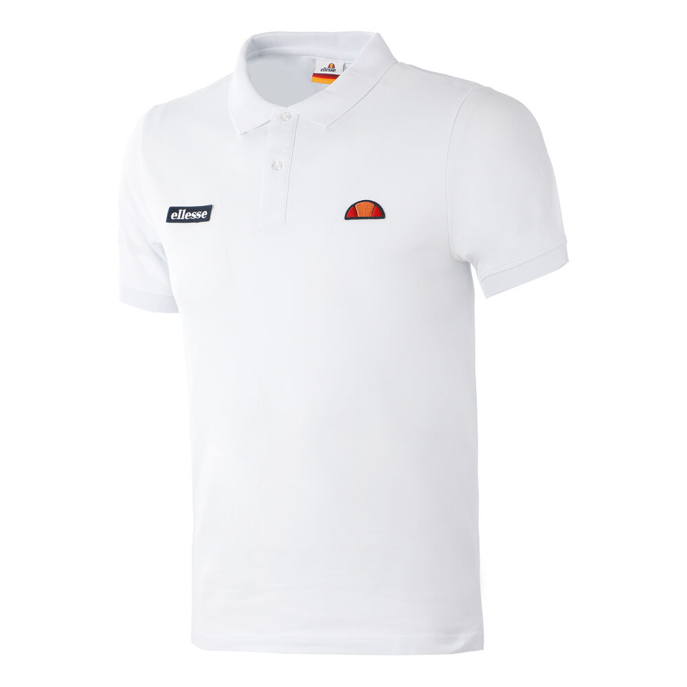 Ellesse Montura Polo Hommes - Blanc , Bleu Foncé