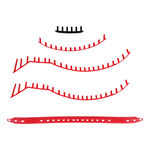 Accessoires raquettes Yonex Yonex VCORE 98/98L Scarlet Jonc-Noir