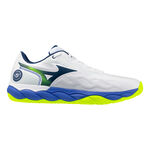 Chaussures de tennis Mizuno Mizuno Wave Enforce Court Chaussures Toutes Surfaces Hommes-Blanc,Bleu