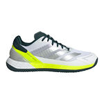 Chaussures de tennis adidas adidas Defiant Speed 2 Chaussure Terre Battue Hommes-Blanc,Jaunes Fluo