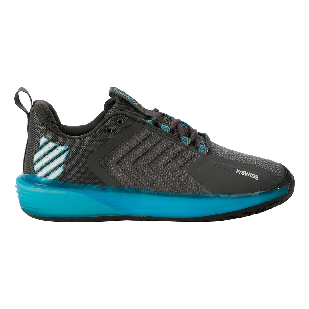 K-Swiss Ultrashot Hommes - Gris Foncé, Turquoise