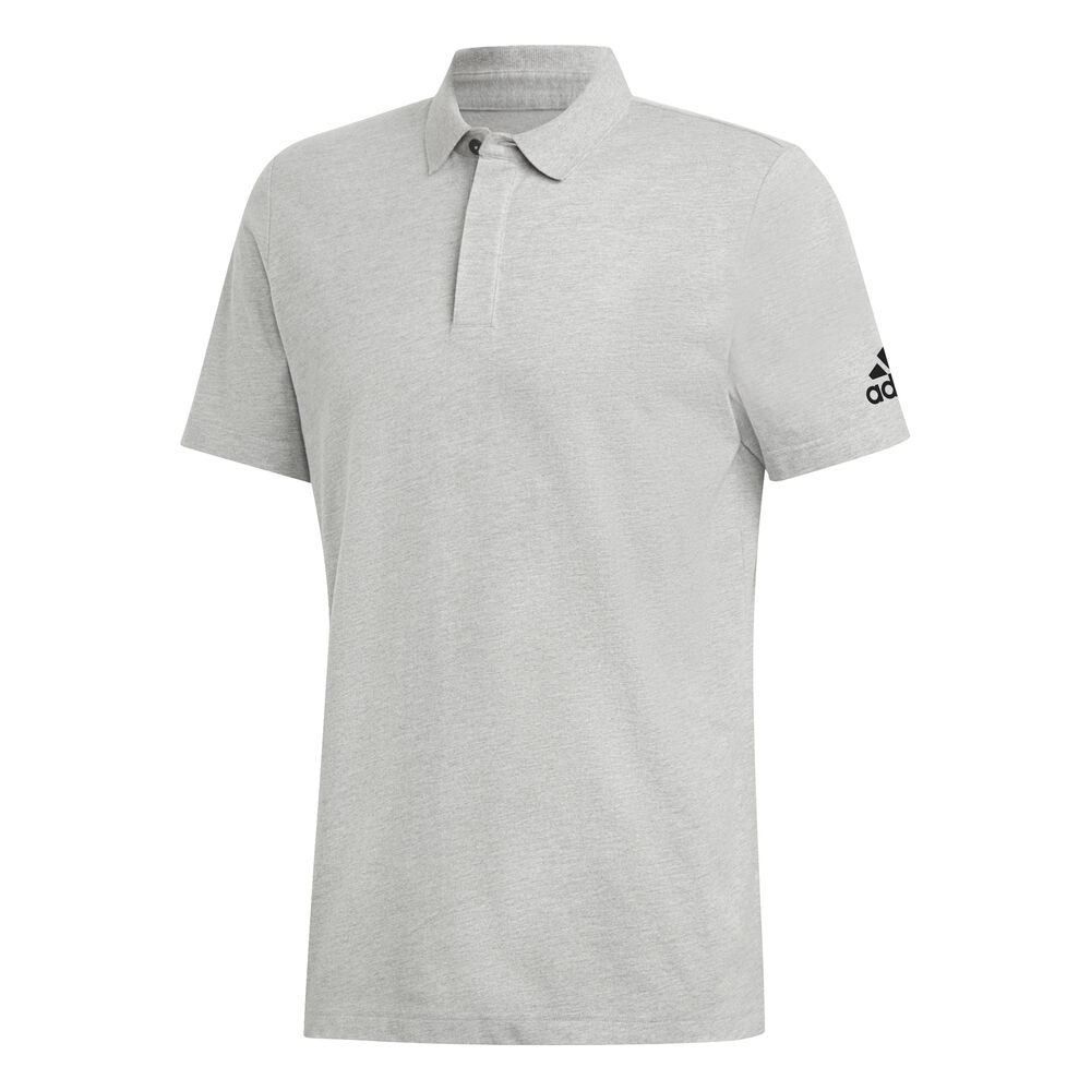 adidas Must Have Plain Polo Hommes - Gris Clair , Noir